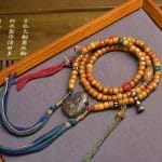 Tibetan 108 Yak Bone Mala with Ghau Amulet – Zhakilam Style Sacred Necklace - Image 4
