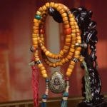 Tibetan-108-Yak-Bone-Mala-with-Ghau-Amulet-–-Zhakilam-Style-Sacred-Necklace4