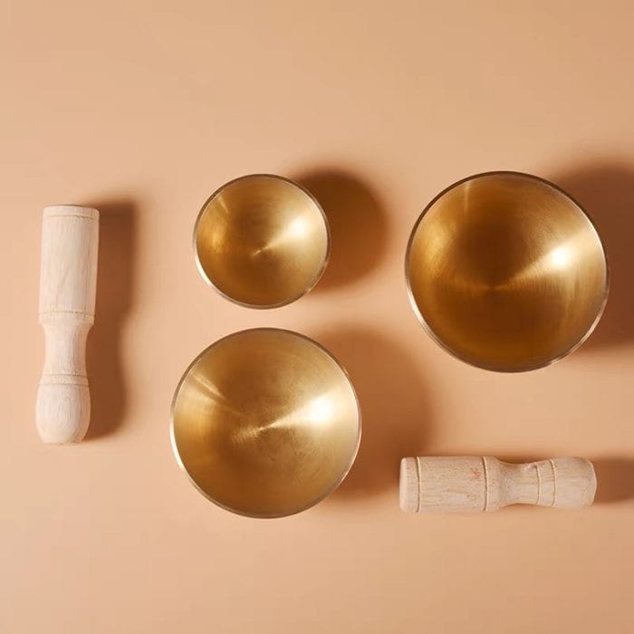 Tibetan Singing Bowl Gift Set – 3-Piece Sound Healing Kit - Image 2