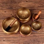 Tibetan Singing Bowl with Six-Syllable Mantra – For Meditation, Yoga & Energy Healing - Image 2
