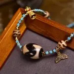 Tibetan-Sky-Tiger-Tooth-Dzi-Pendant-Necklace-–-Turquoise-Water-Agate-Sacred-Beads4