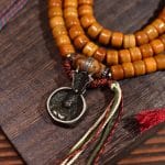 Zaki Lhamo Blessed Tibetan Yak Bone Mala Beads – 108 Handcrafted Beads of Himalayan Protection - Image 4