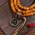 Zaki Lhamo Blessed Tibetan Yak Bone Mala Beads – 108 Handcrafted Beads of Himalayan Protection - Image 4