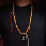 Zaki Lhamo Blessed Tibetan Yak Bone Mala Beads – 108 Handcrafted Beads of Himalayan Protection - Image 3