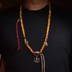 Zaki Lhamo Blessed Tibetan Yak Bone Mala Beads – 108 Handcrafted Beads of Himalayan Protection - Image 3